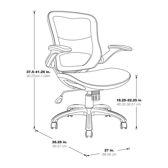 Symple Stuff Mesh Task Chair & Reviews Wayfair